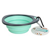 Pet bowl -based portable folding bowl, outdoor accompanying dog food bowl cat and dog universal manufacturer wholesale