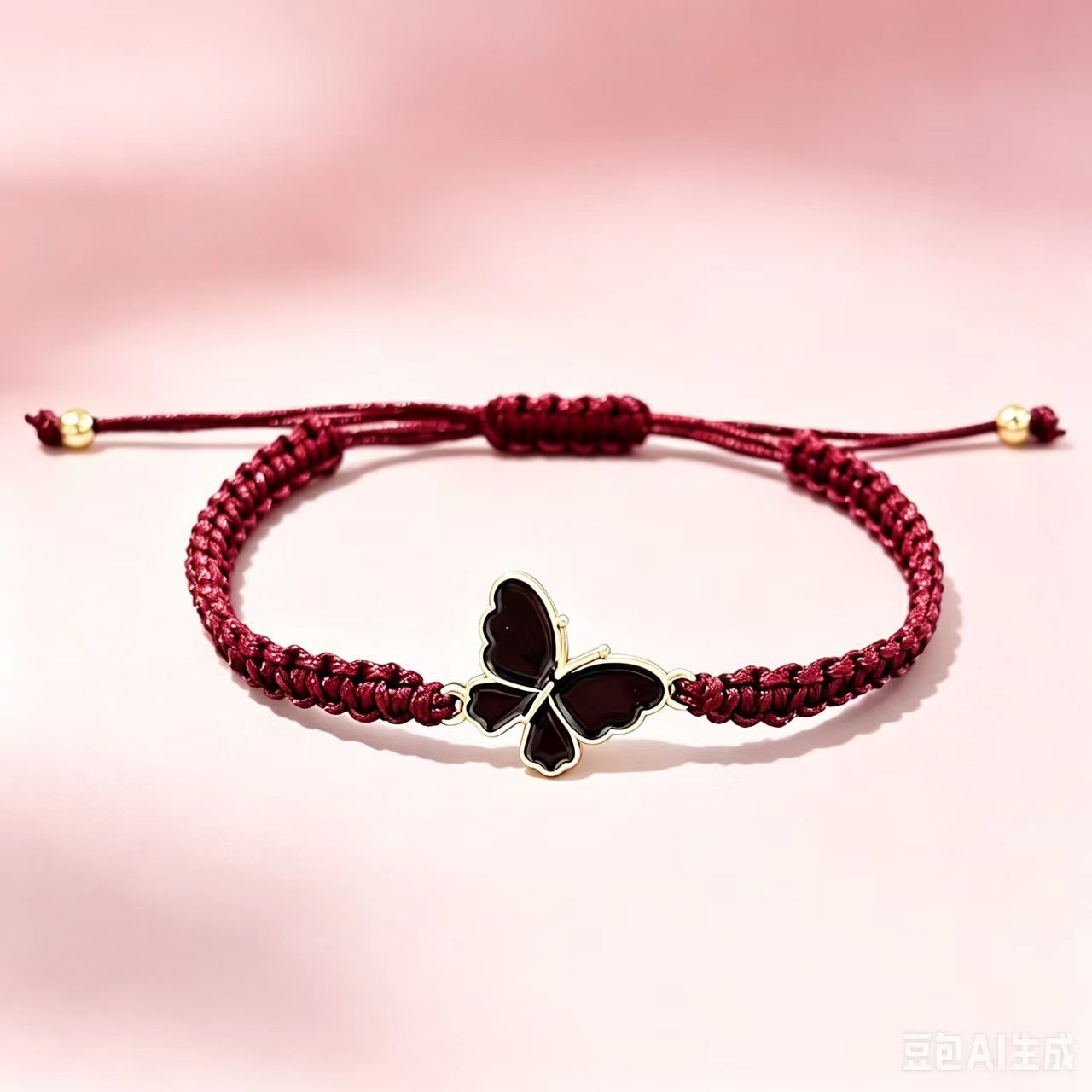 Pulsera Tejida de Mariposa en Aleación de Zinc para Parejas image 22