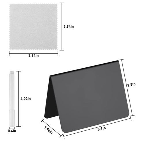 Amazon Acrylic Double-Sided Erasable Price Tag Black Recording Board Dining Table Mini Blackboard Writing Board