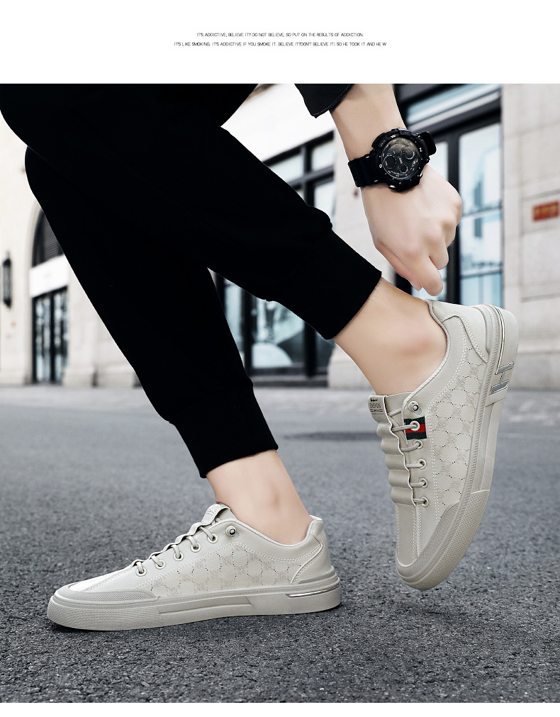 Sneakers, Herren-Sommer, Herrenschuhe, 2023, neu, atmungsaktiv, Sport, lässig, Netzschuhe, Jugend, trendy, vielseitig, weiß, Herrenschuhe_voghion.com