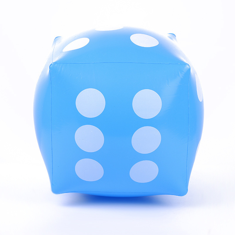 Cubo de PVC dados de juguete de boda truco juego de recogida actividad inflable grandes dados de boda dados apoyos