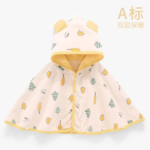 Baby's Cape Autumn and Winter Out Baby's Coat Shawl Spring and Autumn Infant Windproof fleece-lined Clothes