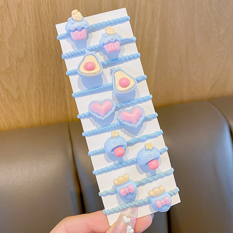 2022 nueva cuerda de pelo bebé corbata anillo de pelo tocado