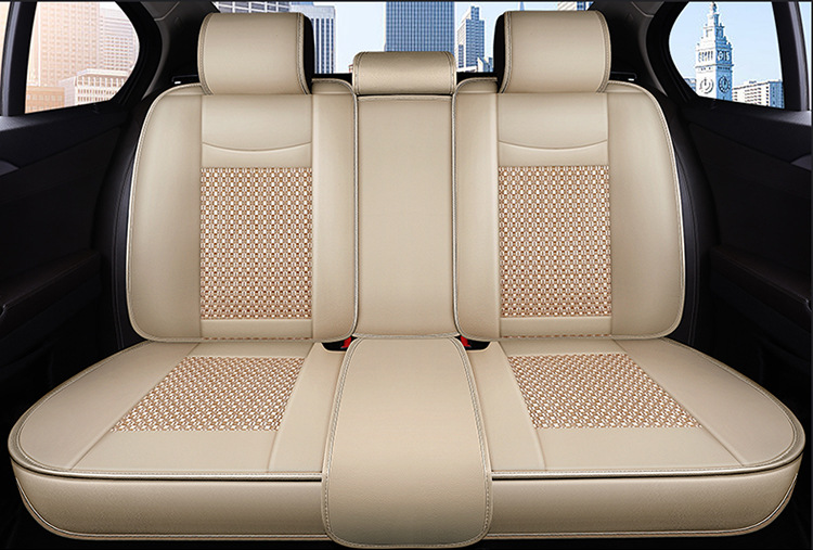 Car Seat Cushion, Summer Cooling Pad, Full Surround, New Model, Universal for All Seasons, Ice Silk Car Cushion, Leather Seat Cover, Special Seat Cushion