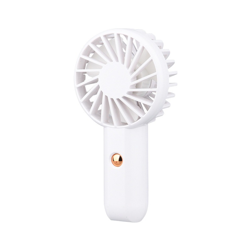 Nuevo niño pequeño ventilador de mano transfronterizo en vivo ventilador de bolsillo portátil cuello colgante con cuerda de carga mini ventilador