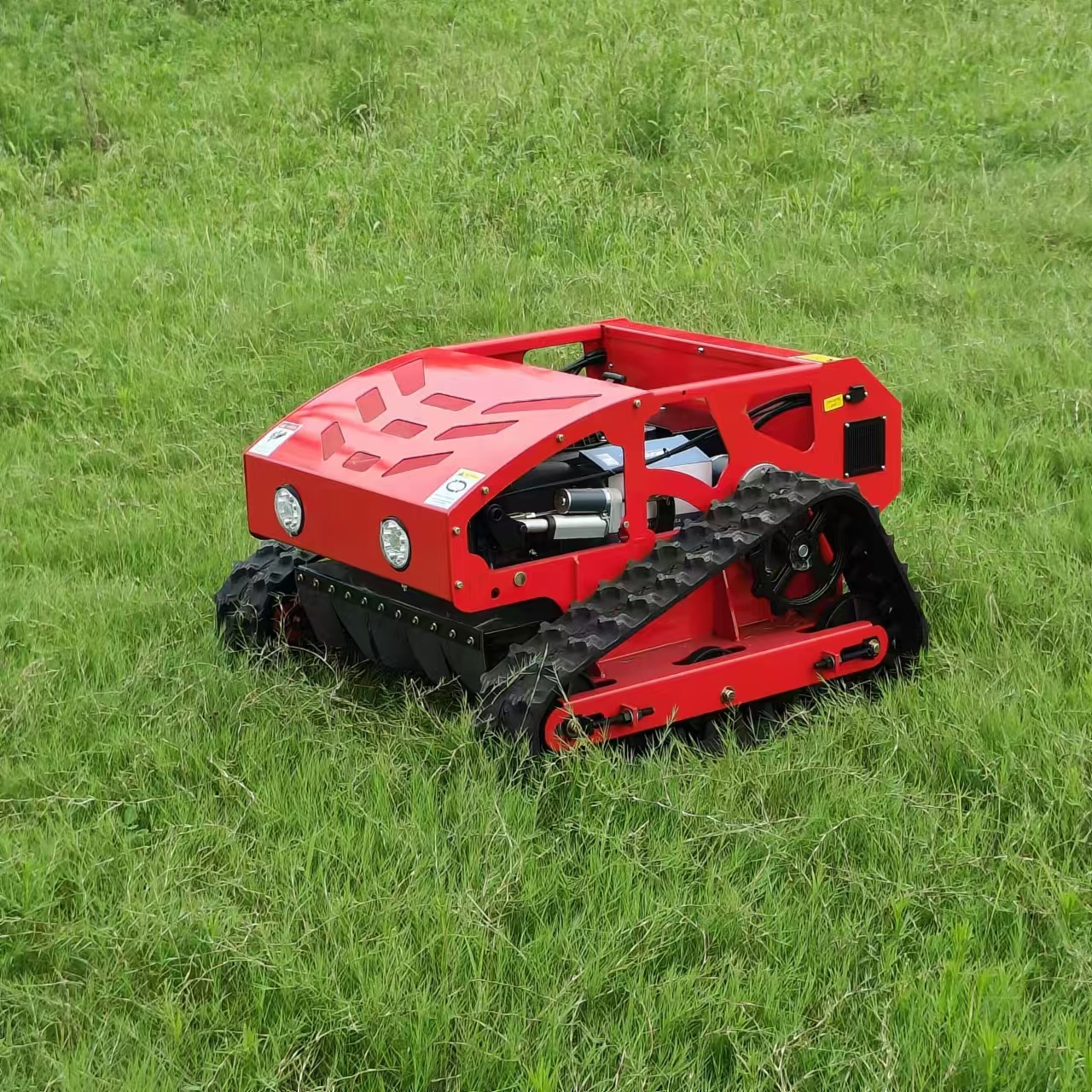 出口澳洲四冲程微型割草机 市政绿化遥控式碎草机 油电混动除草机