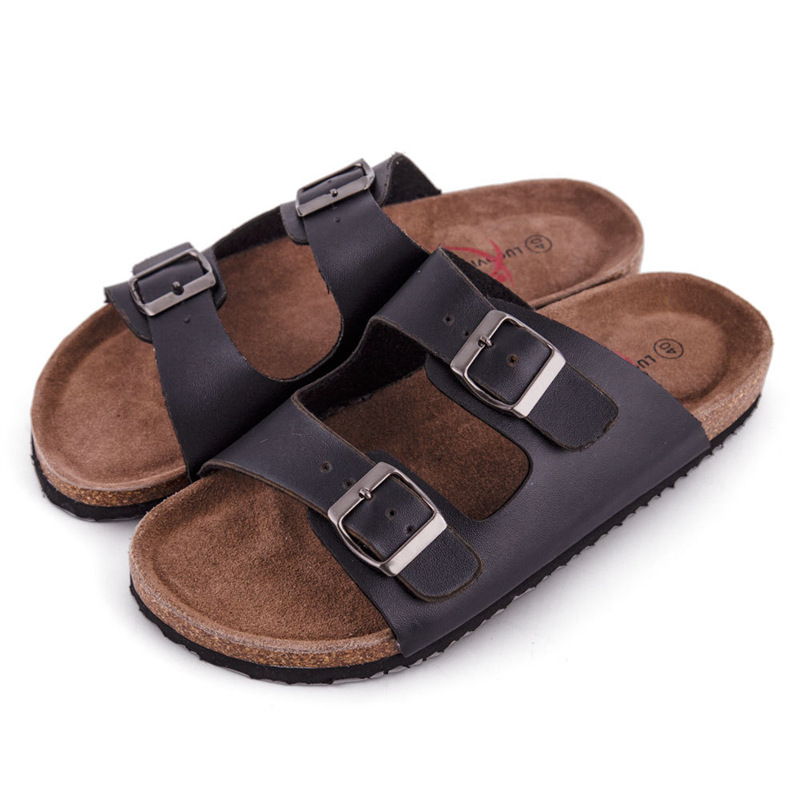 Summer Cork Sandals For Men Beach And Outdoor Wear Large Sizes_voghion.com
