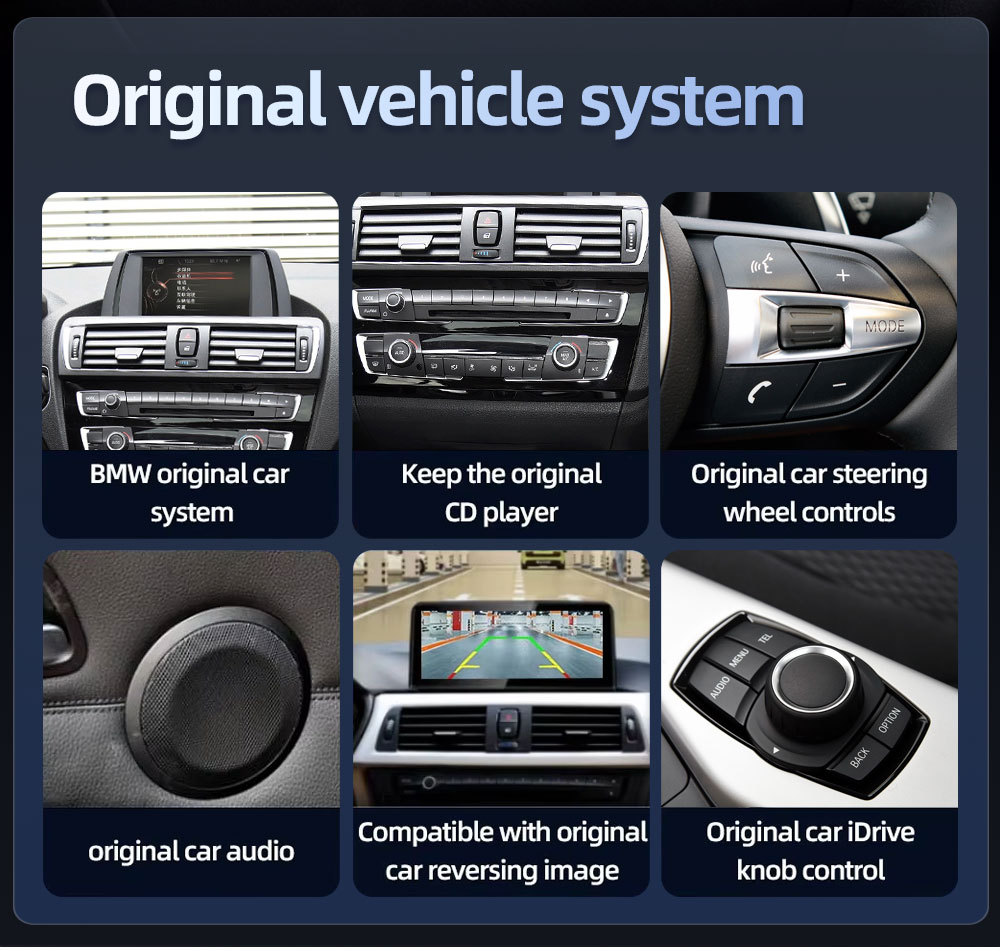 10.25inch Suitable for BMW 1 Series F20 F21 in-car central control large screen GPS navigation player