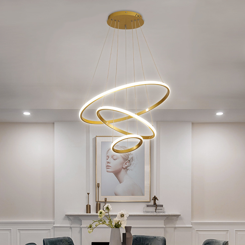 Cross-border exclusive for modern Nordic restaurant chandelier small red book net red with simple living room bedroom dining hall lamp wholesale