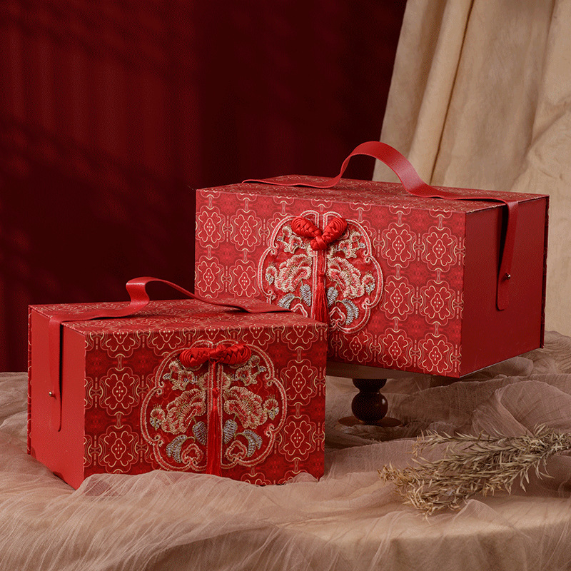 高档商务礼盒结婚婚庆喜糖盒订婚宴伴娘回礼伴手礼节日礼物礼品盒