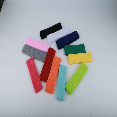 Colorful sports headband basketball yoga hair tie outdoor fitness badminton tennis sweatband children's hair tie