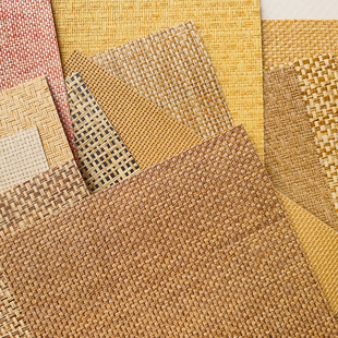 Natural Plant Wallpaper, Twine Straw Woven Mat Wallpaper, Ceiling Tv Background Cabinet Door Furniture Veneer New Style