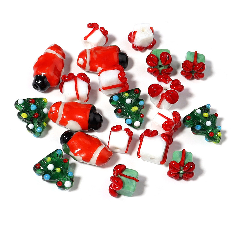 2 Pieces Glass Christmas Tree Cute Christmas display picture 23