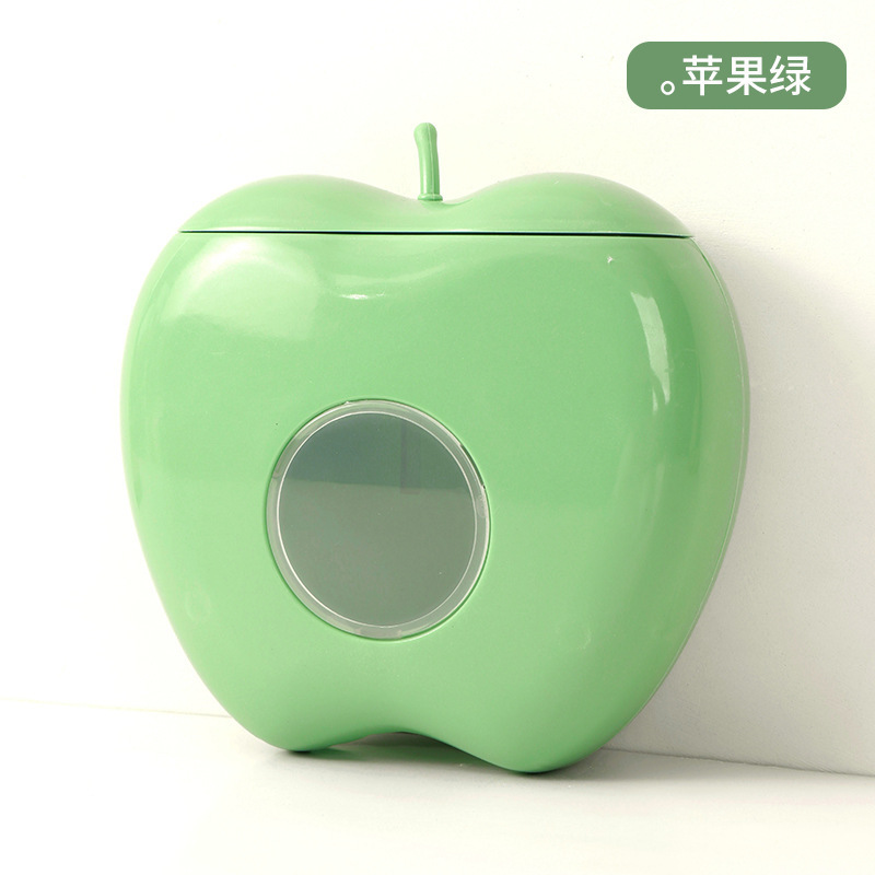 アップルの収納ケースは穴を開けないで新鮮な袋を収納します。|undefined