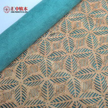 厂家直供天然软木 冲孔镭射软木布天然软木革 软木墙纸箱包软木革