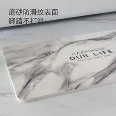 Light luxury hard diatom mud floor mat, quick-drying and absorbent foot mat, toilet door mat, bathroom door non-slip mat, door mat