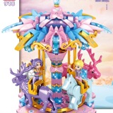 Lego, конструктор, игрушка, крутящиеся колесо обозрения, подарок на день рождения