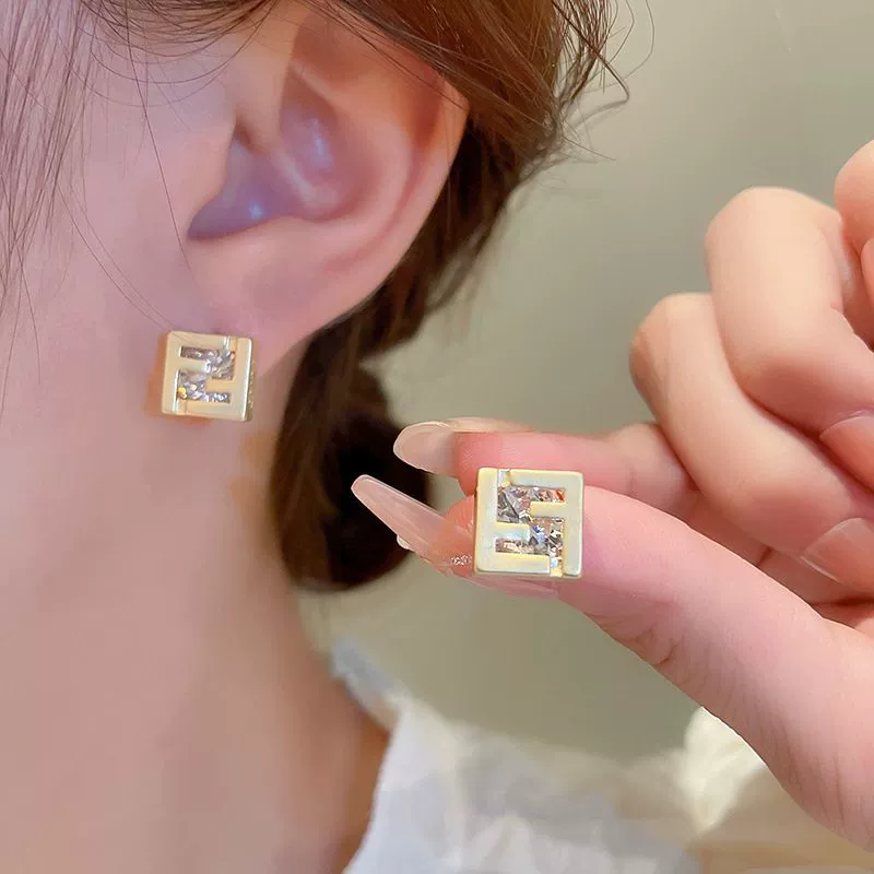 Серебряная игла, цирконы, модные универсальные серьги из жемчуга, стиль высокого качества, стиль «легкая роскошь», оптовая закупка