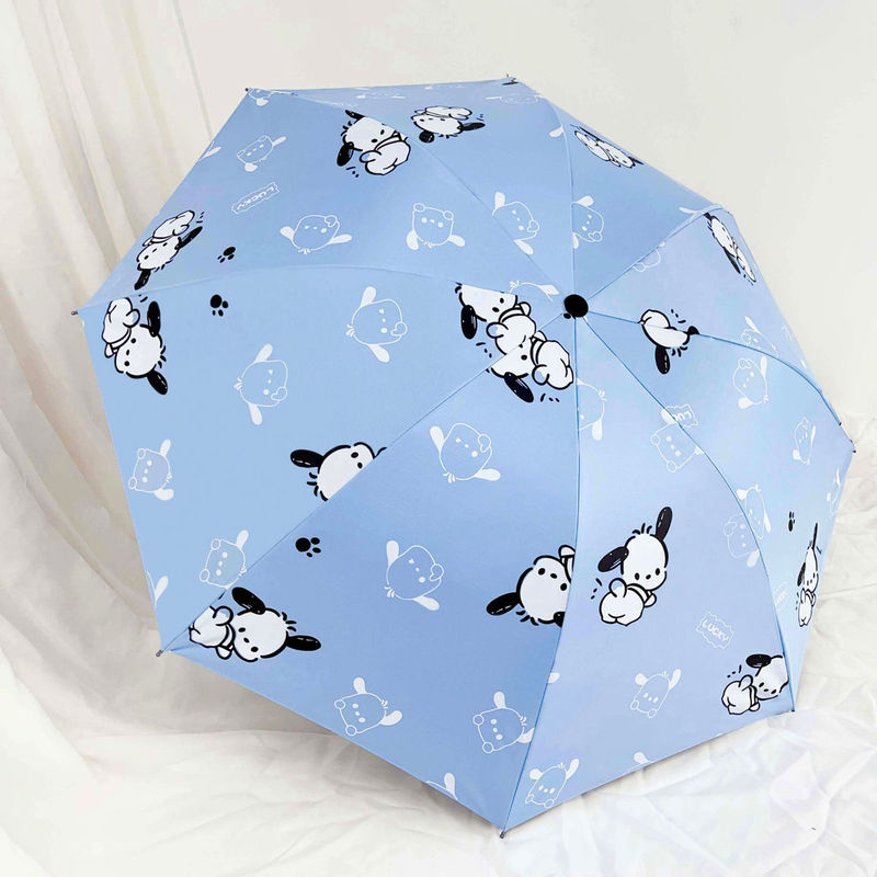 全自動パチャ犬傘サンシェード学生日焼け止めかわいい漫画晴雨兼用紫外線超かわいい日傘|undefined