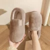Yunduo cotton shoes coffee color