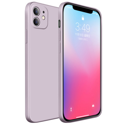 Funda líquida para iPhone 17Pro, compatible con Apple 15Pro, borde recto, orificios precisos, funda protectora de silicona de cobertura total para 13