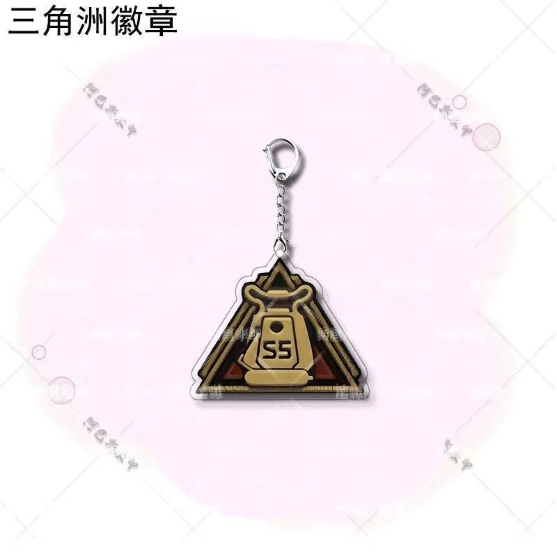 三角洲行动游戏周边亚克力钥匙扣天才少年威龙徽章个性背包士气章|undefined