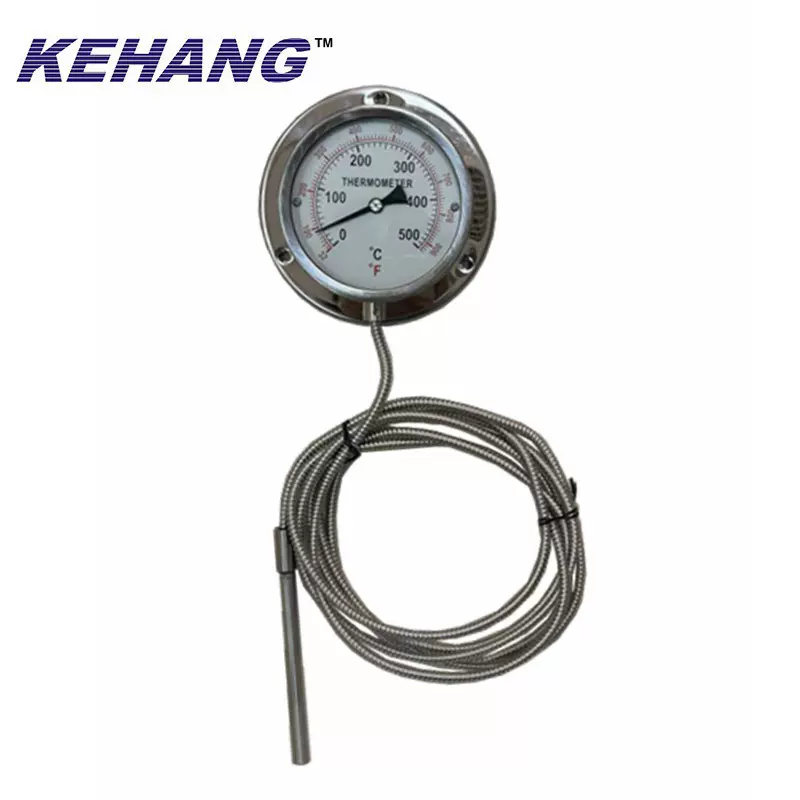 WTQ/WTZ不锈钢压力式温度计 锅炉工业水温计油温计液体蒸汽温度表