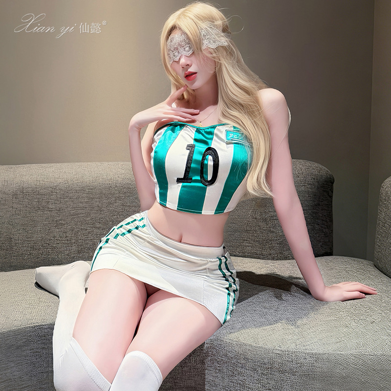 仙懿女团拉拉队夜店演出服足球宝贝舞蹈表演服运动会团体套装850