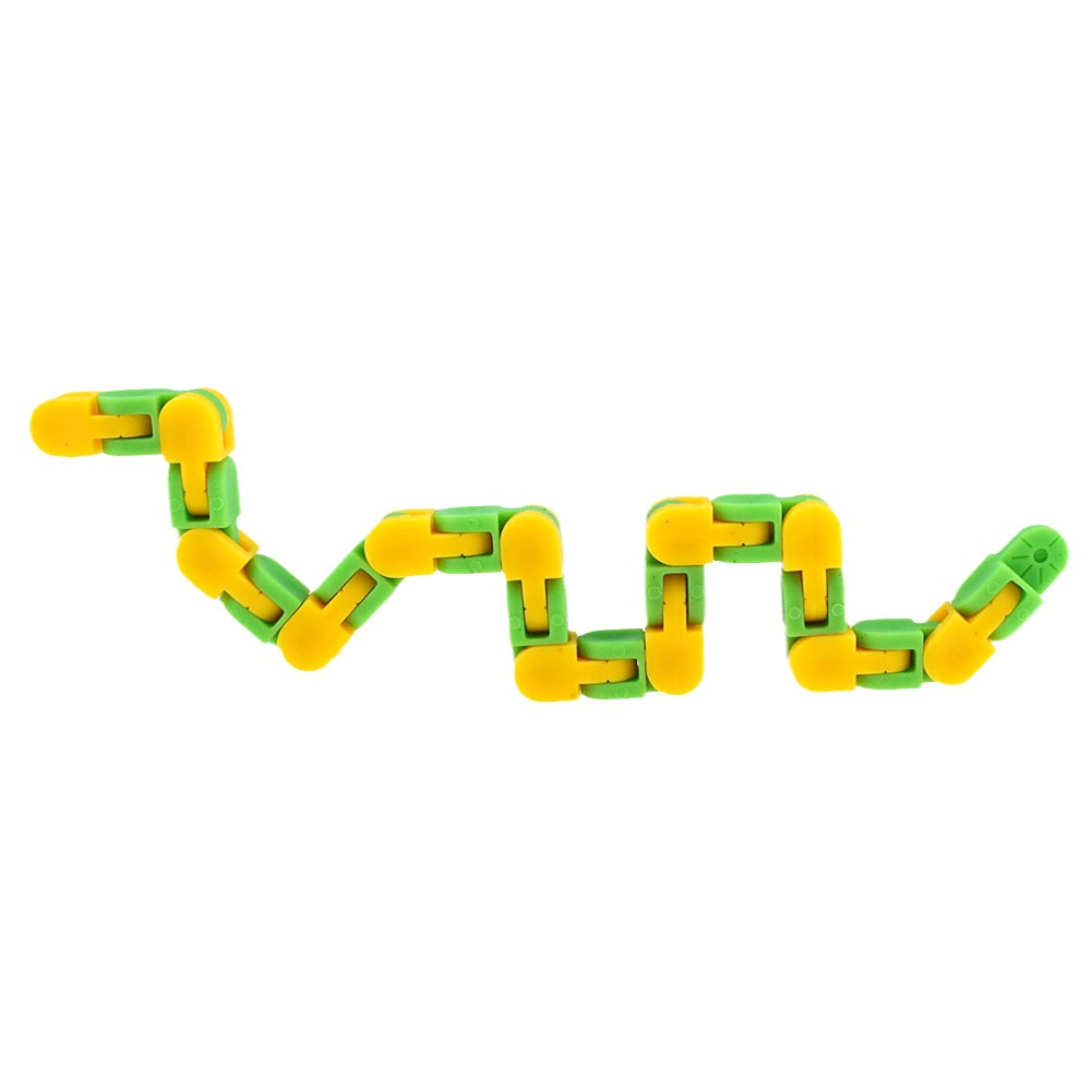 24-section Bicycle Plastic Chain Track Decompression Toy display picture 1