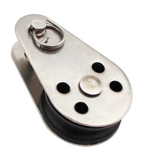 Ролик из нержавеющей стали с нейлоновым покрытием, для парусных лодок, яхт и судов, специальные аксессуары для судов, износостойкий и коррозионностойкий