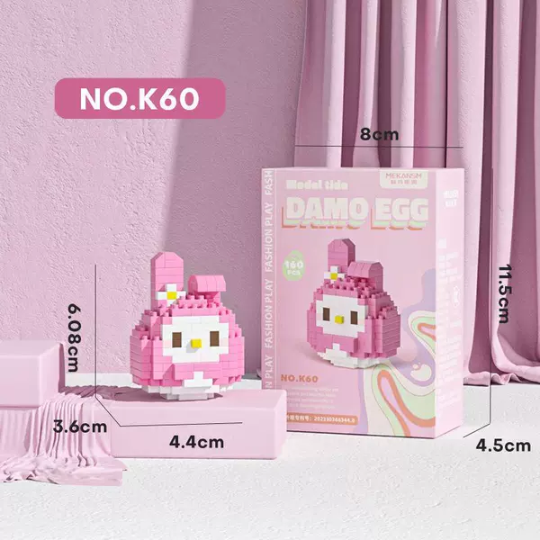 K60 Dharma Egg Melody 160 particles color box