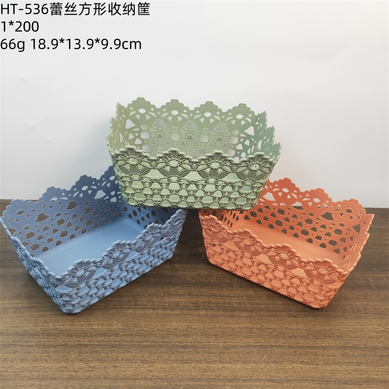 Venta al por mayor Linyi multi-Yuan Department Store conveniente cesta de almacenamiento de plástico para el hogar cesta de pan al vapor cesta de almacenamiento de artículos diversos del hogar cesta de plástico