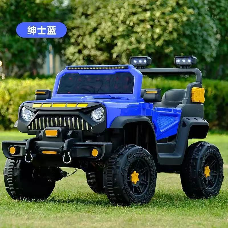 Carro eléctrico para niños, vehículo todoterreno de 4 ruedas, coche de juguete de control remoto para bebés de 1 - 8 años, coche de carga para adultos image 10