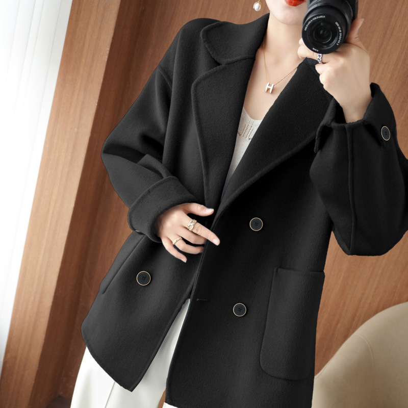 Woolen double-sided cashmere classic jacket