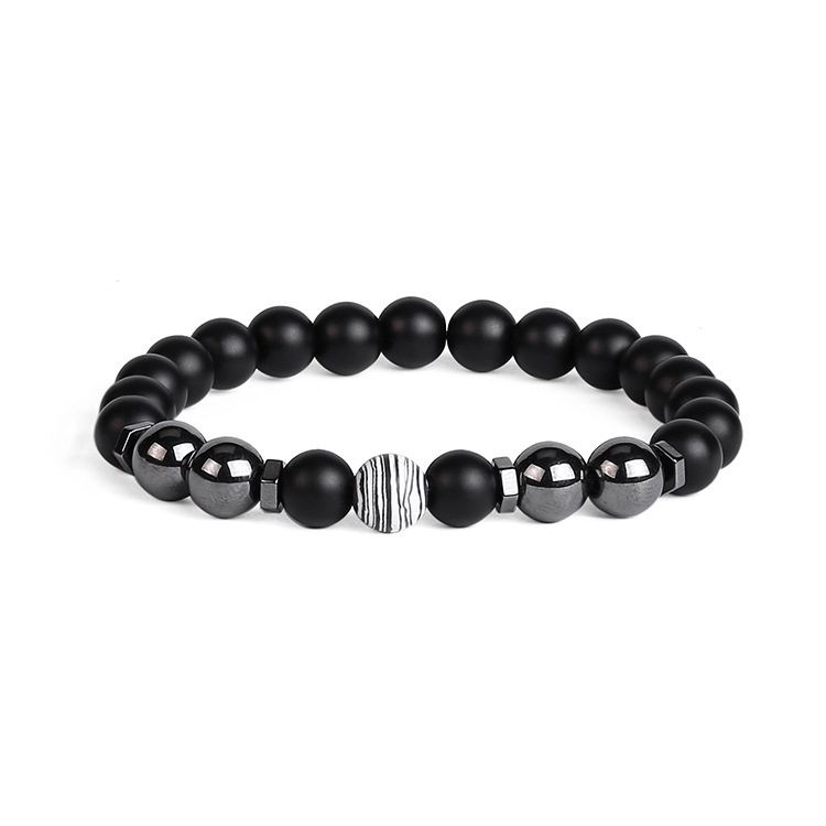 Foreign Trade Hot-Selling Women's Bracelets Frosted Stone Beaded Bracelets Handmade Beaded Jewelry Women's Bracelets Magnet Bracelets Wholesale