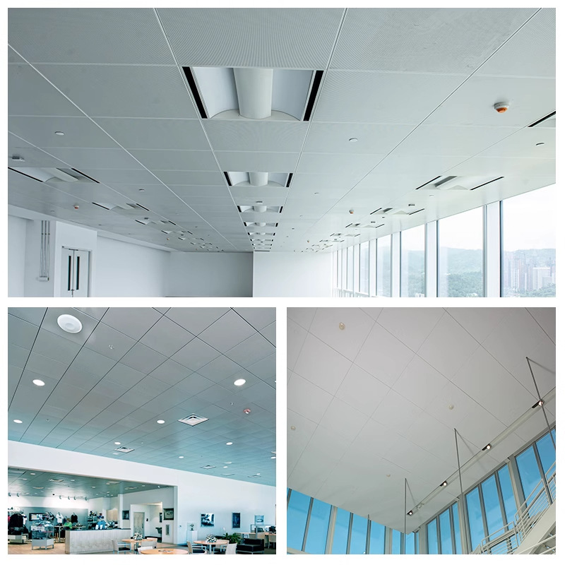 Forja de aluminio de herramientas, punto, oficina, hospital, venta directa de fábrica especial, tipo de orificio completo, techo integrado de refuerzo de aluminio