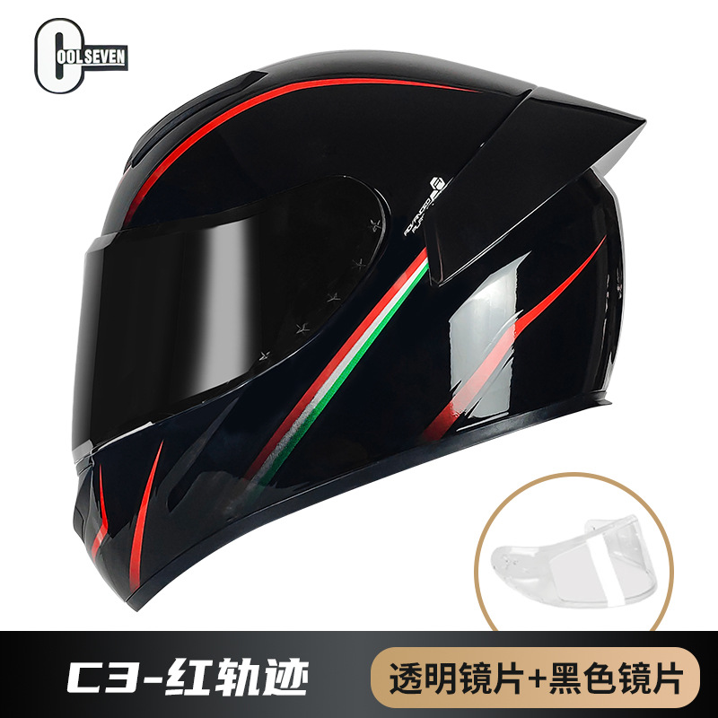 3C certificado casco de la motocicleta DOT casco completo casco de la motocicleta del coche eléctrico de comercio exterior fábrica Four Seasons National Standard Class A