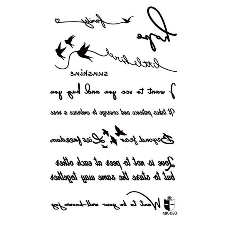 Animal blanco y negro desechable pegatinas de tatuaje belleza pegatinas de tatuaje moda estética patrón de personalidad dama pegatinas de tatuaje