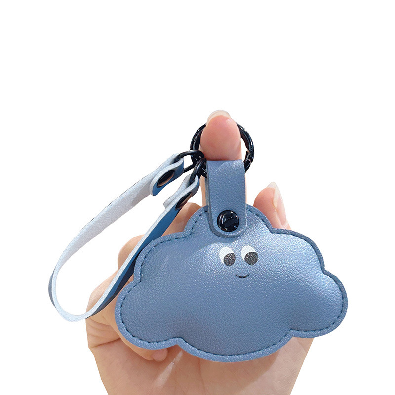 カスタム卸売りクロスボーダー爆金皮質天気キーホルダークリエイティブかわいいカップルバッグキーホルダーペンダント|undefined