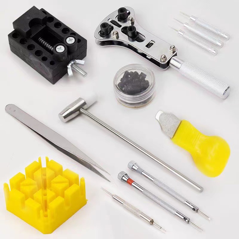 Tools set, watch