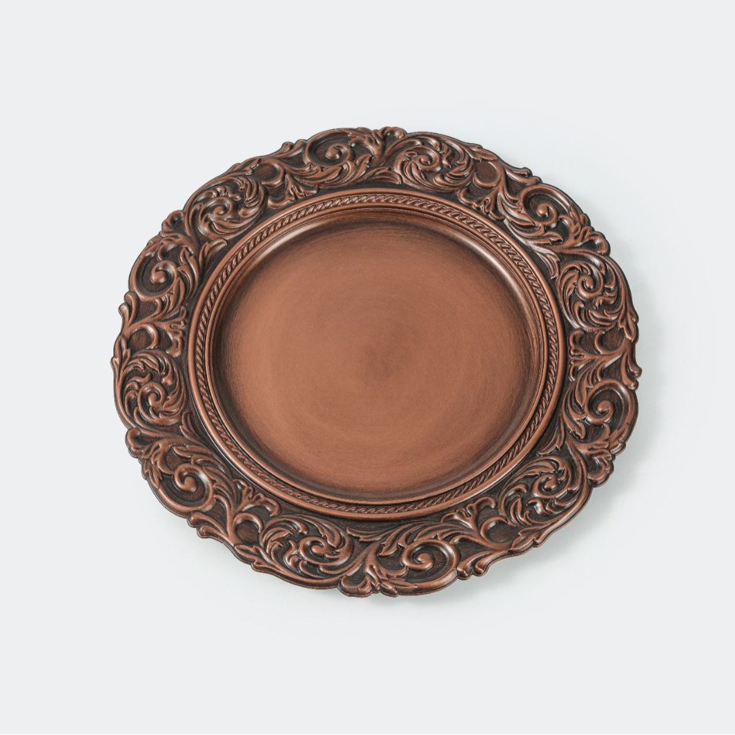 Transfronterizos para la fiesta de la boda pintura artesanía decoración bandeja de frutas retro color metal fuente fábrica directa para la boda