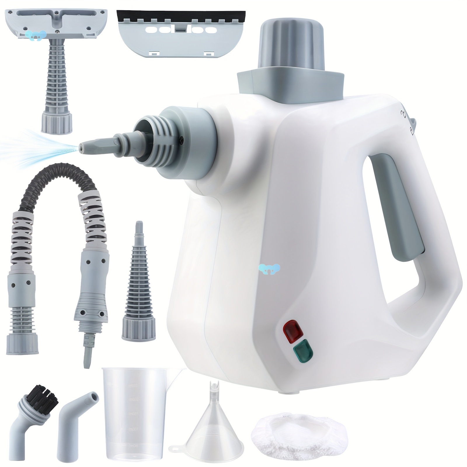 Handheld Pressurized Steam Cleaner 9pcs Accessories Multi