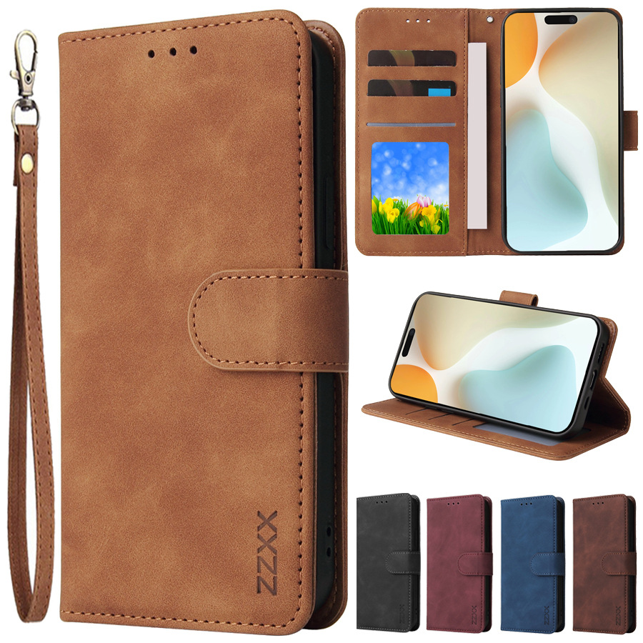 Suitable for Apple 17Air1615Promaxiphone14131211X Mobile Phone Leather Case Flip Card Wallet Case