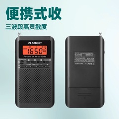 国境を越えた卸売ポータブルミニラジオ AM/FM/SW バンドデジタル高齢者スポーツポケットラジオ