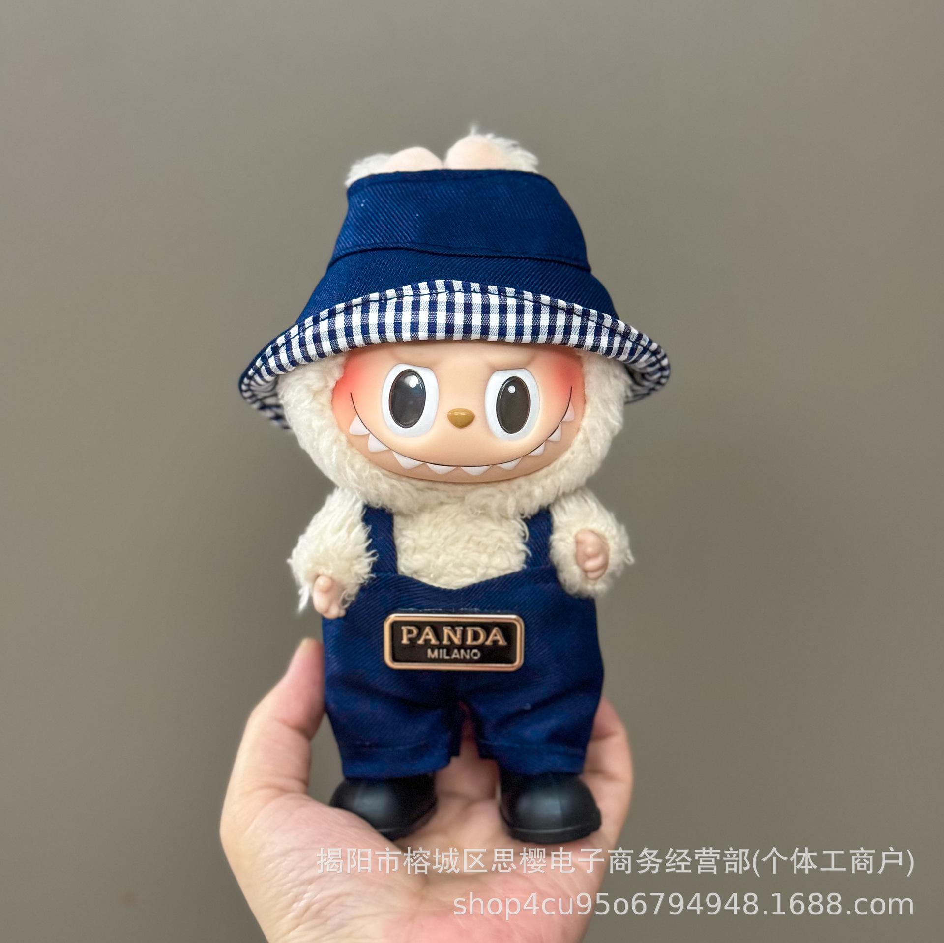 Ropa exclusiva para muñeco Labubu – prendas de peluche 17 cm, falda y traje para primera y segunda generación