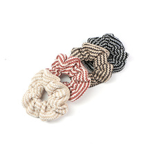 跨境秋冬新款大肠圈发圈 轻奢复古金线条纹发圈新Super Scrunchie