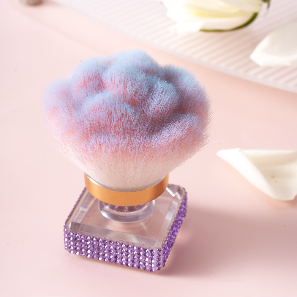 Diamantes transfronterizos de alta calidad multifunción venta caliente de un solo cepillo de polvo de manicura cepillo de base cepillo de maquillaje belleza