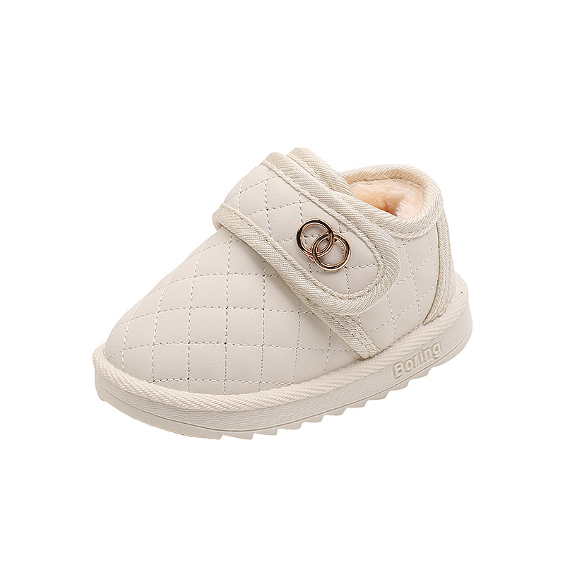 Biezi, plīša kokvilnas sniega zābaciņi, silti ziemas un meiteņu pastaigu apavi, mīksta zole, ūdensnecaurlaidīgi_voghion.com