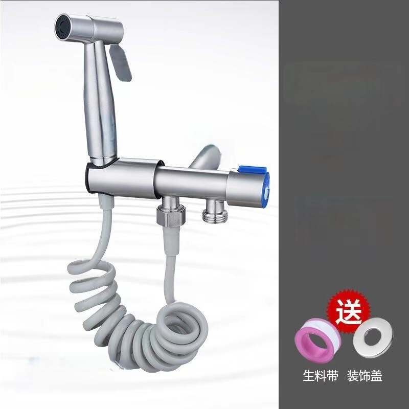 クロスボーダー双制御304ステンレス一進二出双用角弁4分活接続両用三通便器パートナースイッチ|undefined