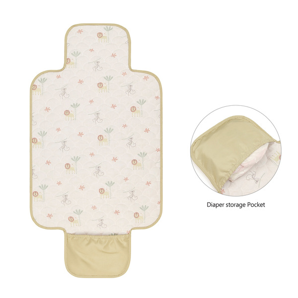 Universal children's handheld foldable diaper table